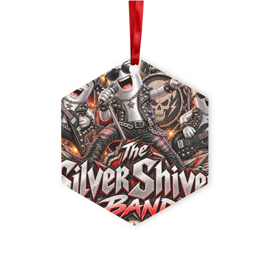 The Silver Shivers Band Metal Hanging Ornament