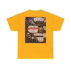 Mental Health Awareness T-Shirt — Gothic Skull Collage with Encouraging Quotes