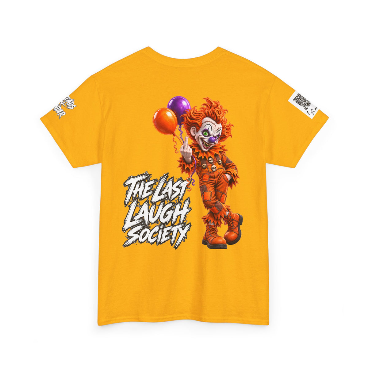 The Last Laugh Society Tee #127 — Carnival Clown Horror Graphic T-Shirt