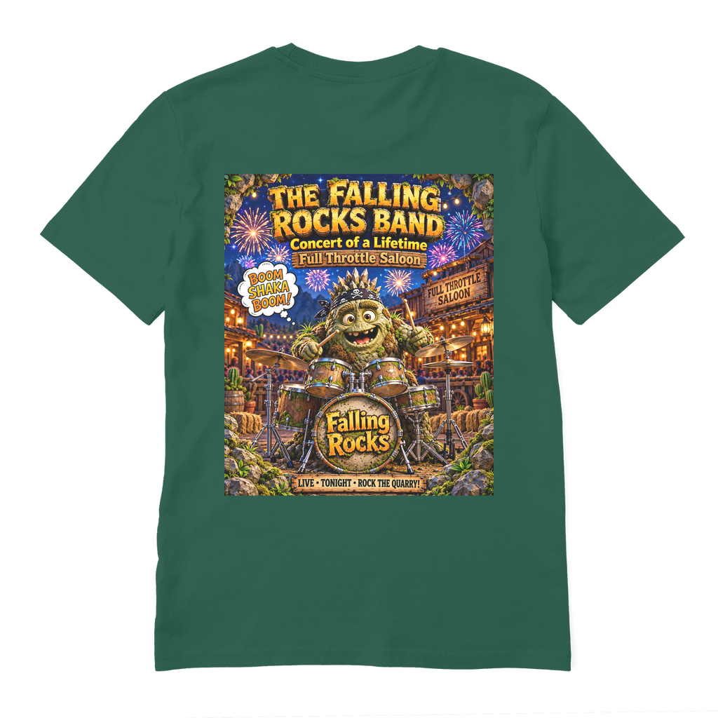 Falling Rocks COllection Premium Organic Adult T-Shirt