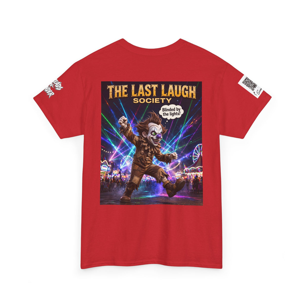 The Last Laugh Society Tee #103 — Carnival Clown Horror Graphic T-Shirt