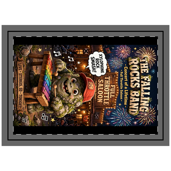 Falling Rocks - Monster & Festival Art