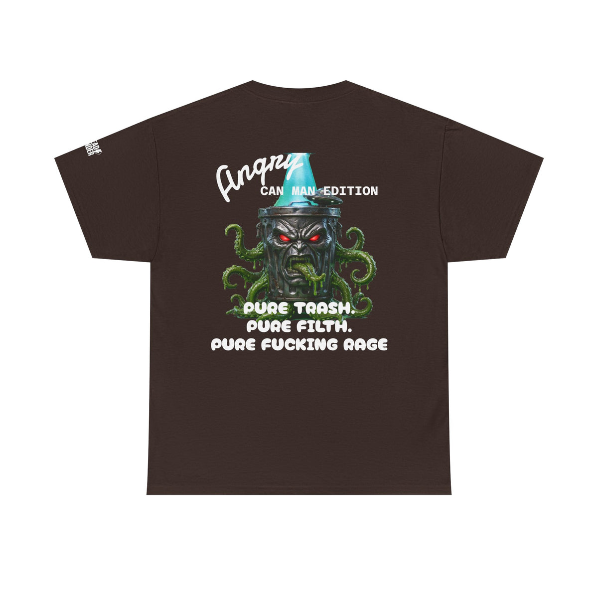T-Shirt — Angry Can Man Monster Graphic Tee