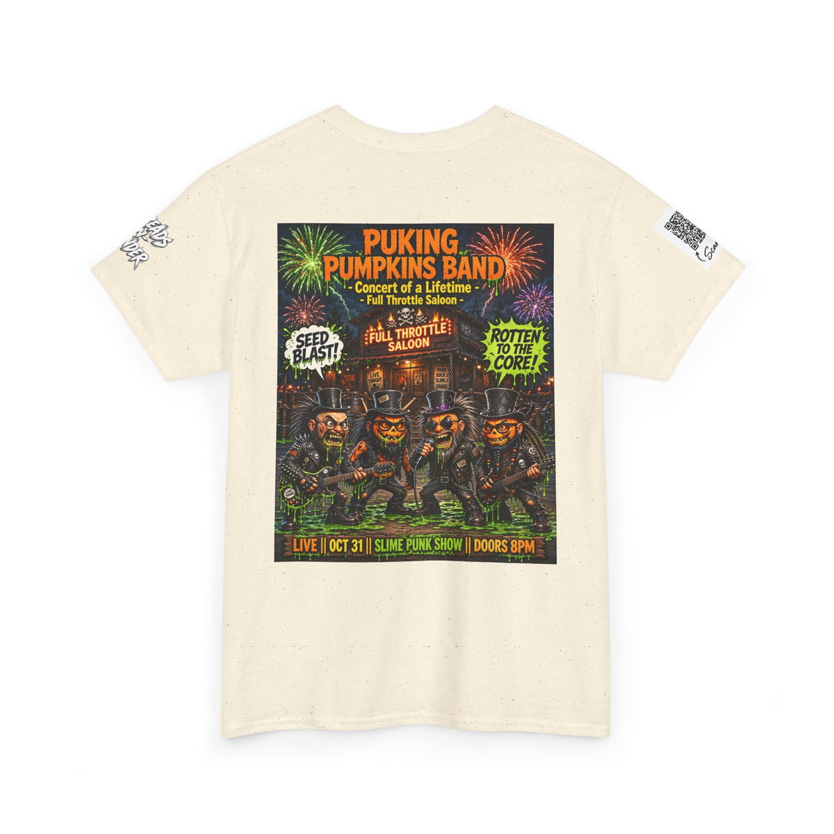 The Puking Pumpkins Punks #5 — Concert of Life - Horror Graphic T-Shirt