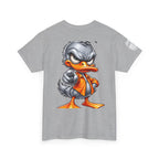 Silver Rebel Duck Character Back Graphic Tee