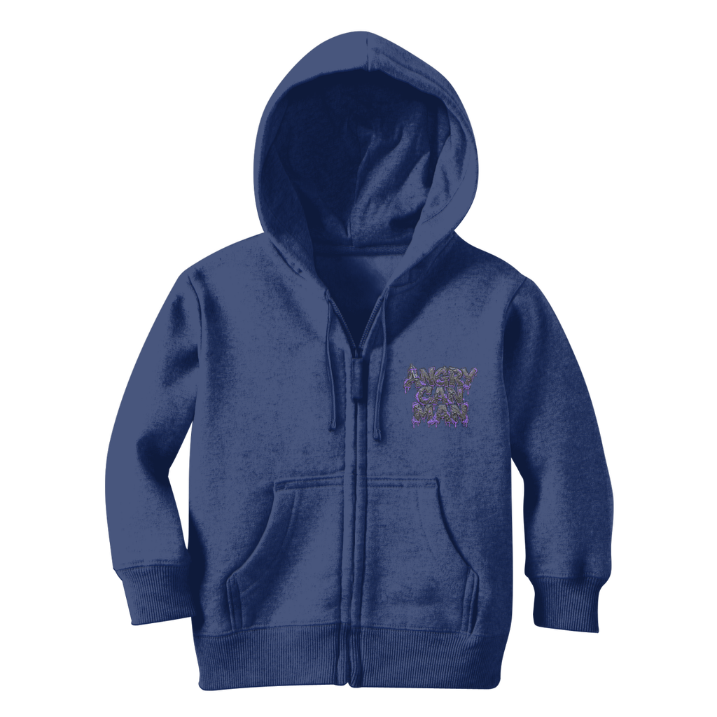 ANGRY CAN MAN 2.0 Classic Kids Zip Hoodie