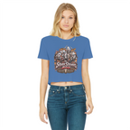 The Silver Shivers Band Classic Women's Cropped Raw Edge T-Shirt