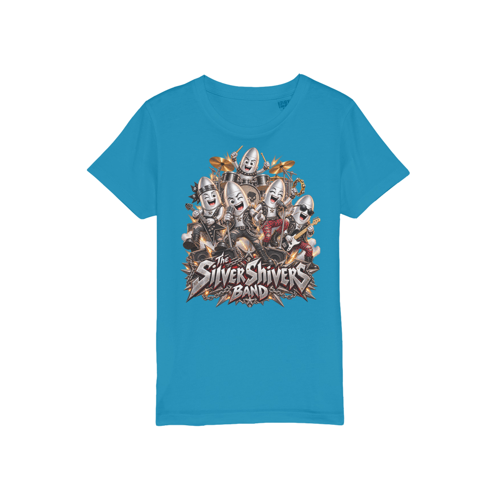The Silver Shivers Band Organic Jersey Kids T-Shirt