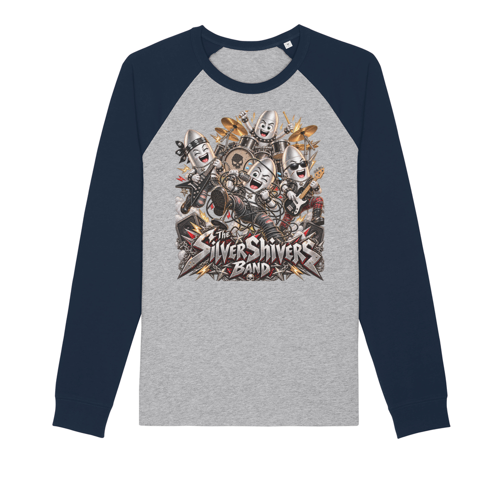The Silver Shivers Band Premium Raglan Long Sleeve Shirt
