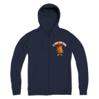 TRASH CAN MAN Premium Adult Zip Hoodie