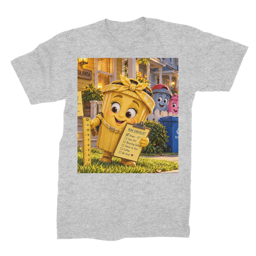 Trash Can Row Unisex Cotton T-Shirt