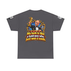 My Luck Is Like a Bald Guy Who Just Won a Comb Back Graphic Tee