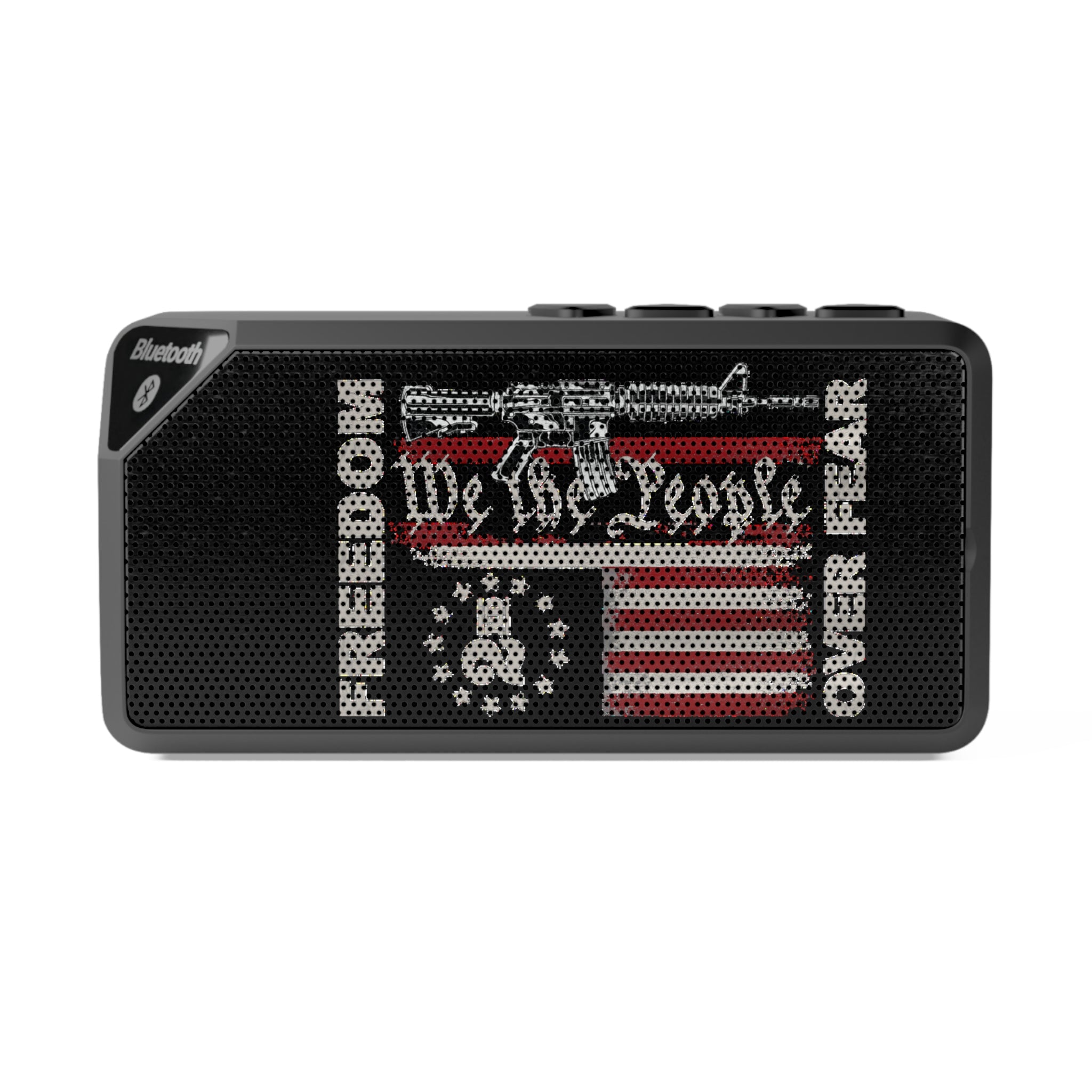 Bluetooth Speaker — Retro American Flag Jam Design
