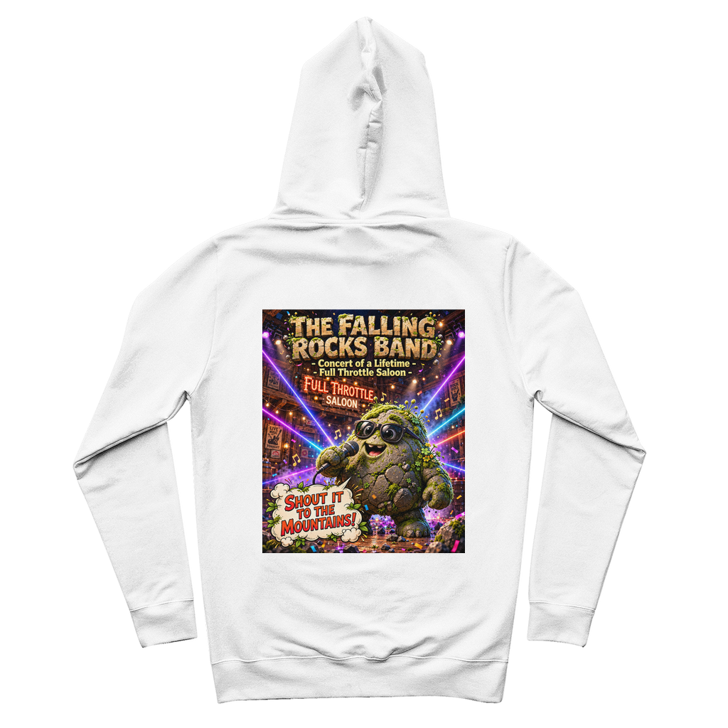 Falling Rocks COllection 100% Organic Cotton Hoodie
