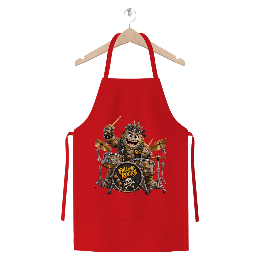 Falling Rocks COllection Premium Jersey Apron