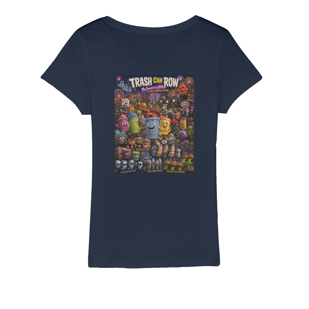 Trash Can Row CONCERT FOR A LIFETIME Organic Jersey Women's T-Shirt