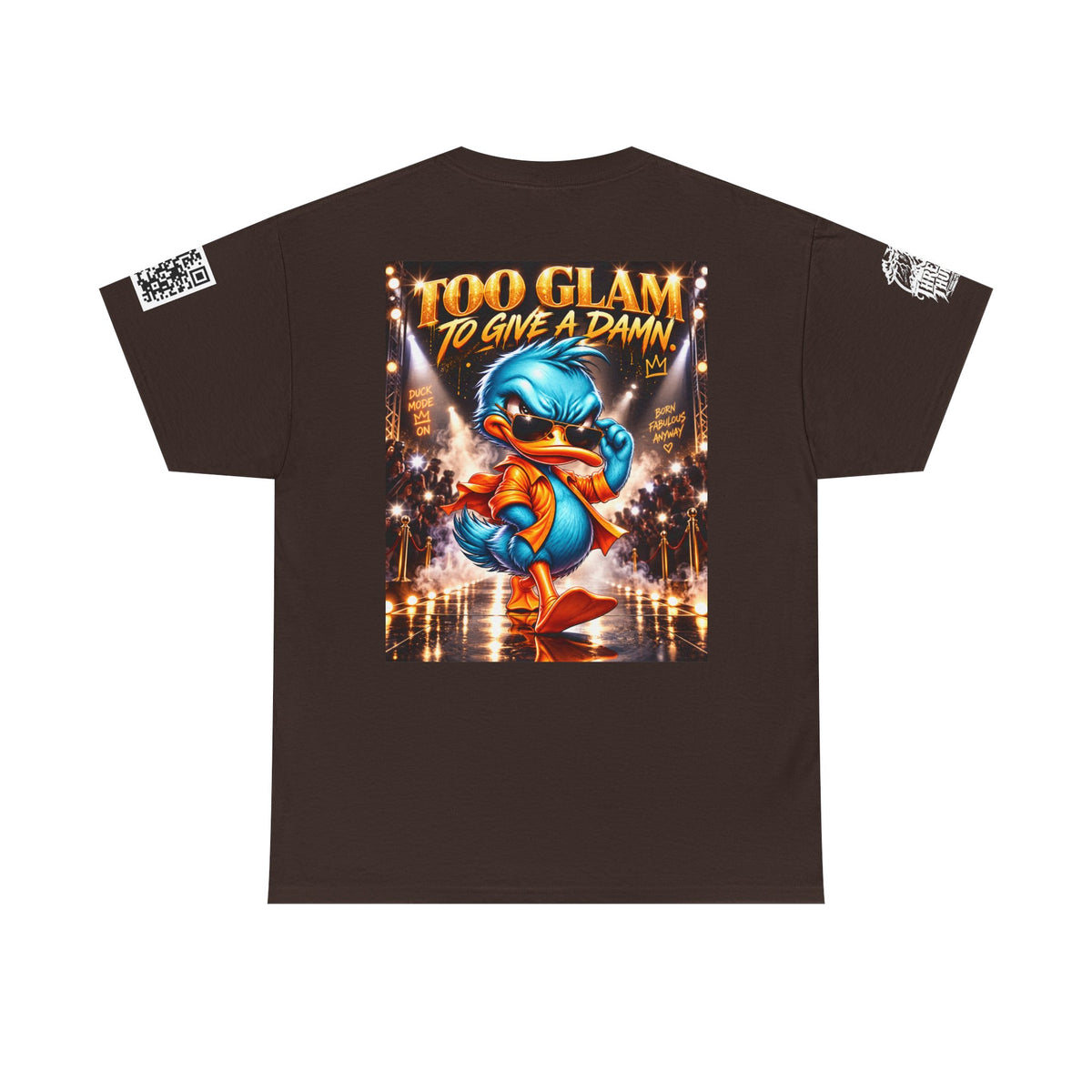 Too Glam to Give a Damn Back Graphic Tee