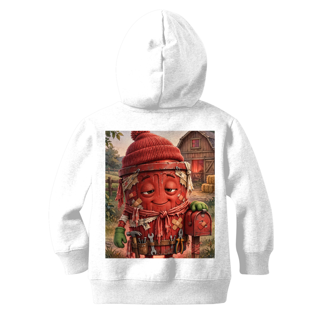 Trash Can Row Classic Kids Zip Hoodie