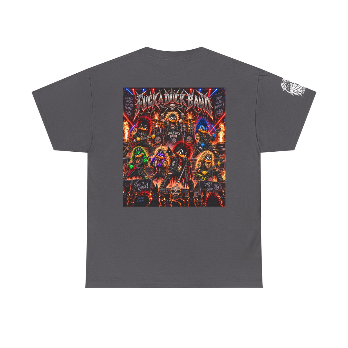 FUCK A DUCK BAND — Heavy Metal Monster Show Back Graphic Tee