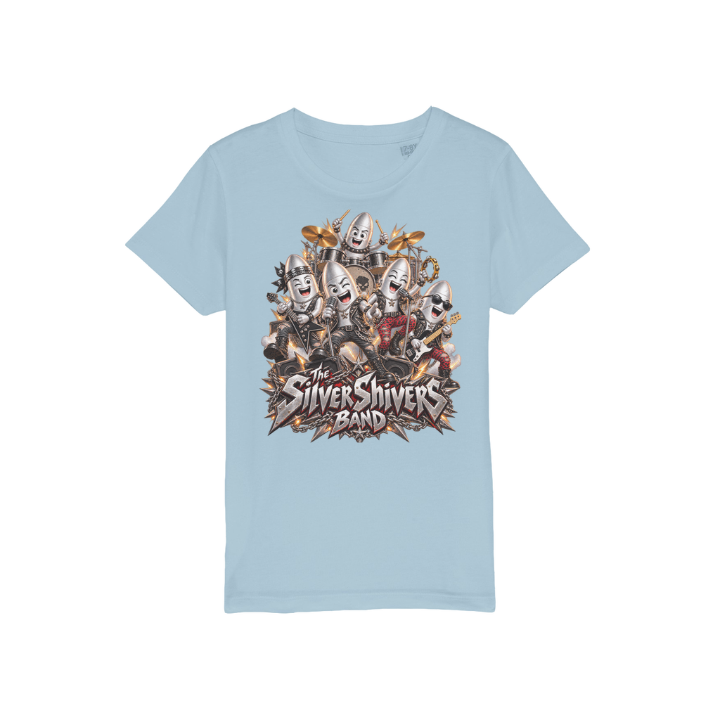 The Silver Shivers Band Organic Jersey Kids T-Shirt