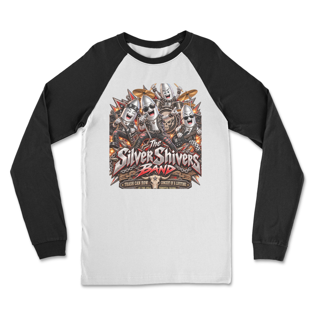 The Silver Shivers Band Classic Raglan Long Sleeve Shirt
