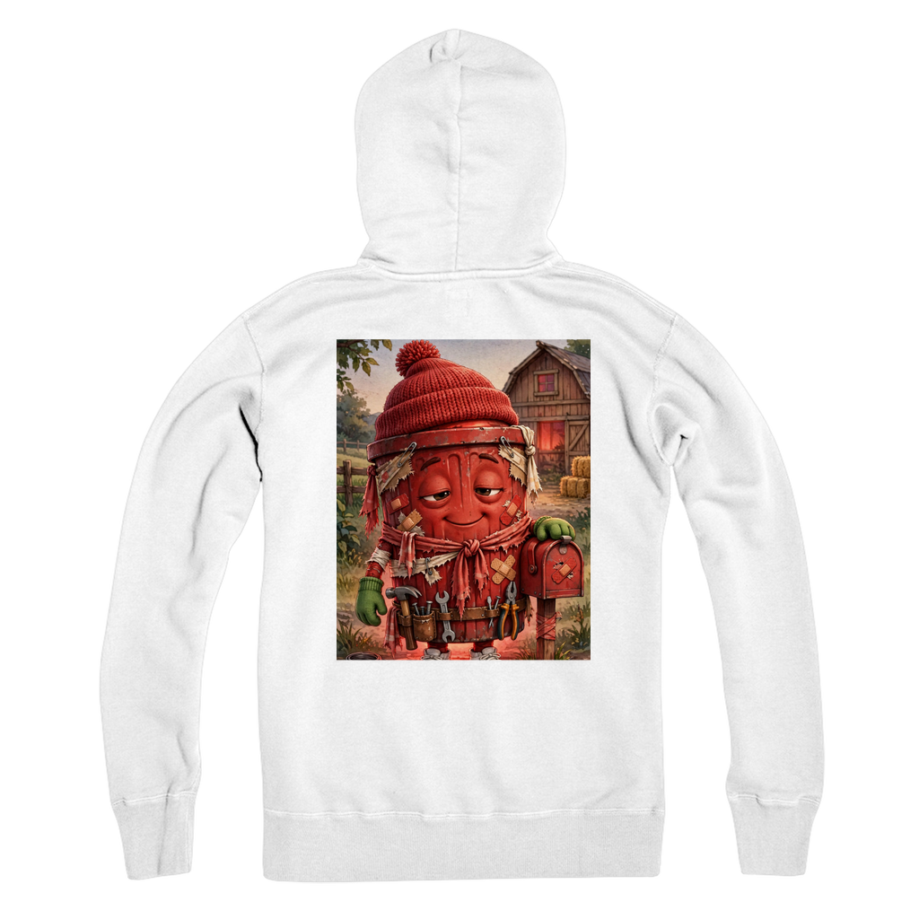 Trash Can Row – Premium Adult Zip Hoodie