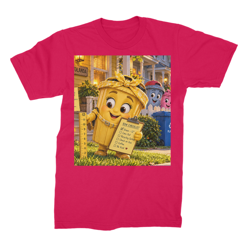 Trash Can Row Unisex Cotton T-Shirt