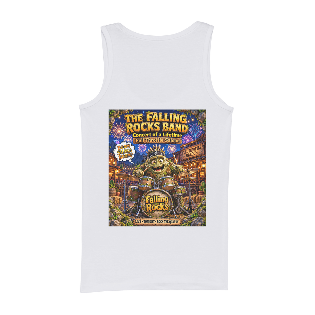 Falling Rocks COllection Organic Jersey Womens Tank Top