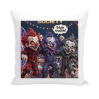 The Last Laugh Society Throw Pillows