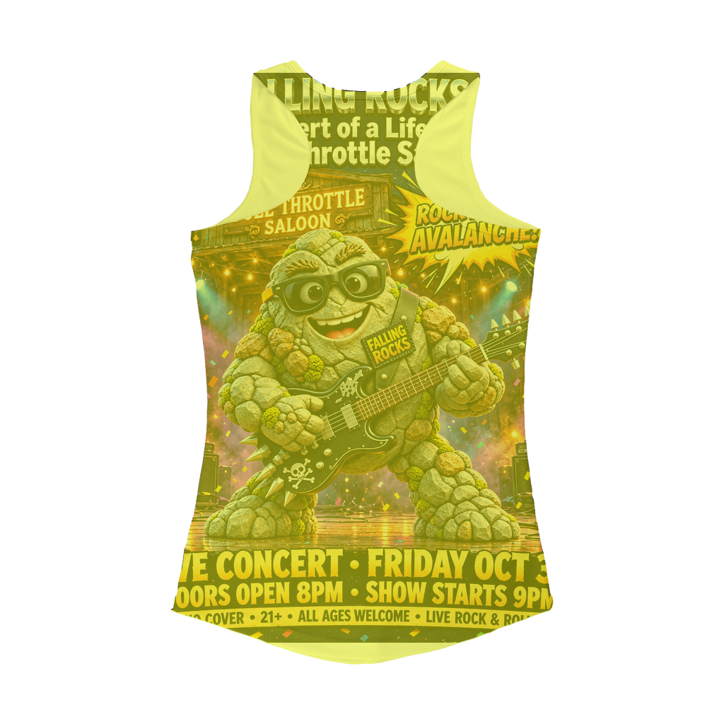 Falling Rocks COllection Women Performance Tank Top