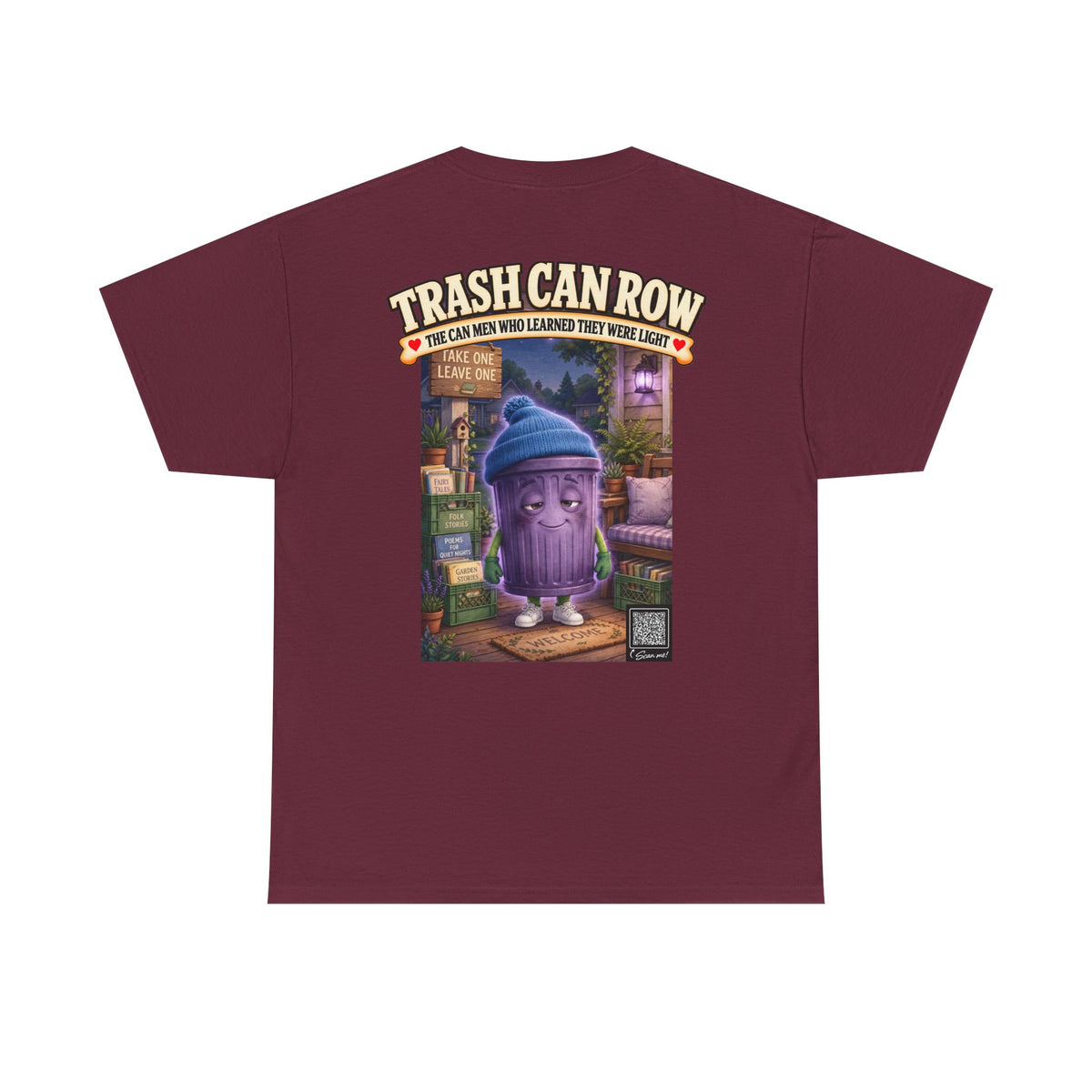 Trash Can Row Tee #7