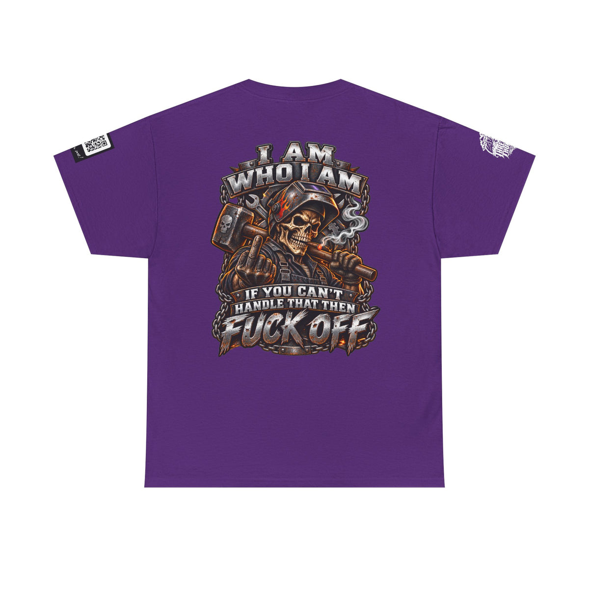 I Am Who I Am — If You Can’t Handle It, Fuck Off Back Graphic Tee