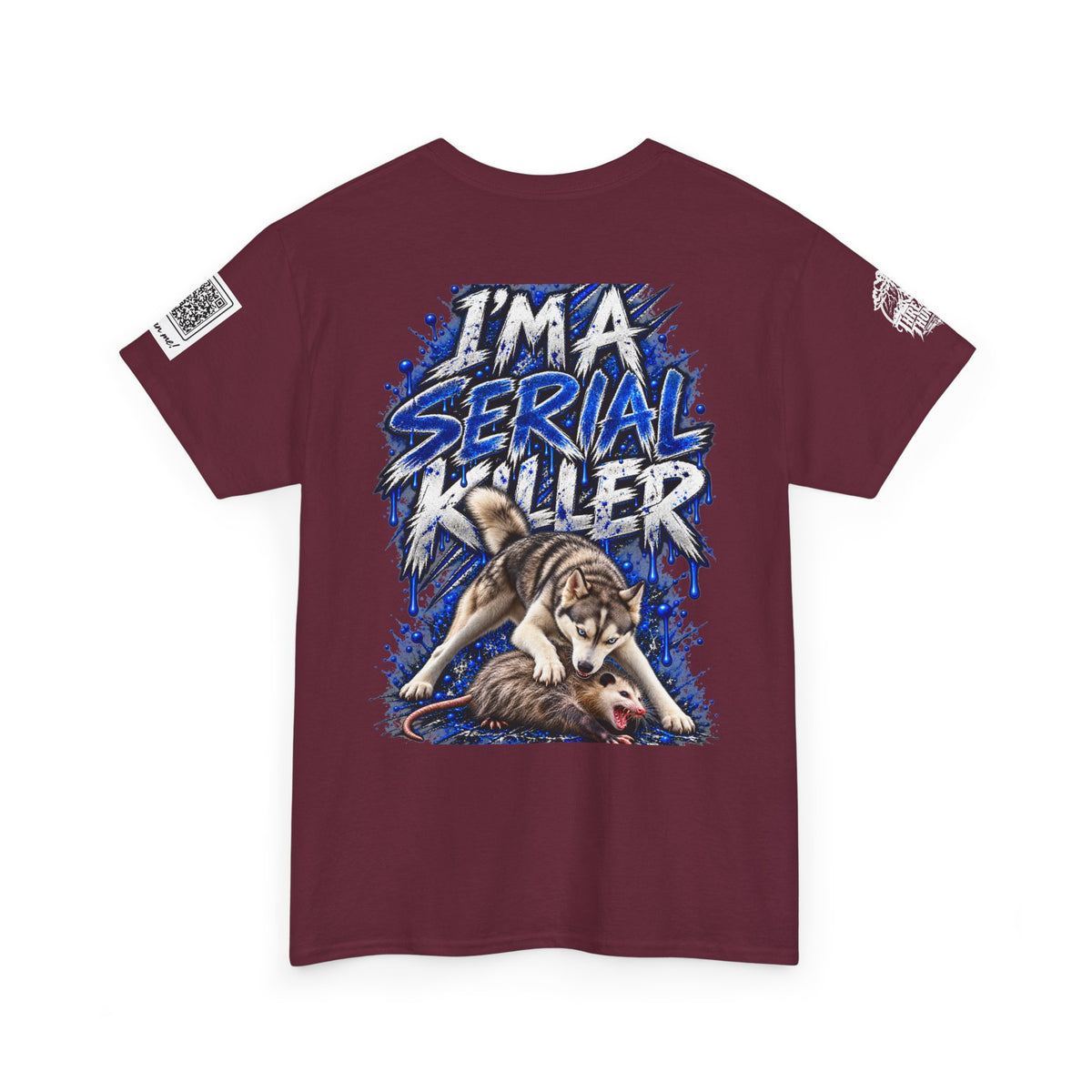 T-Shirt — "I'm A Serial Killer" Wolf Graphic Tee