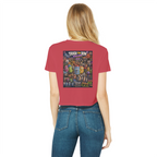 Trash Can Row: Concert for a Lifetime – Classic Women's Cropped Raw Edge T-Shirt