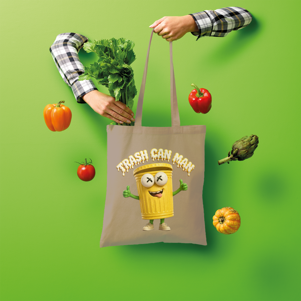 TRASH CAN MAN Shopper Tote Bag