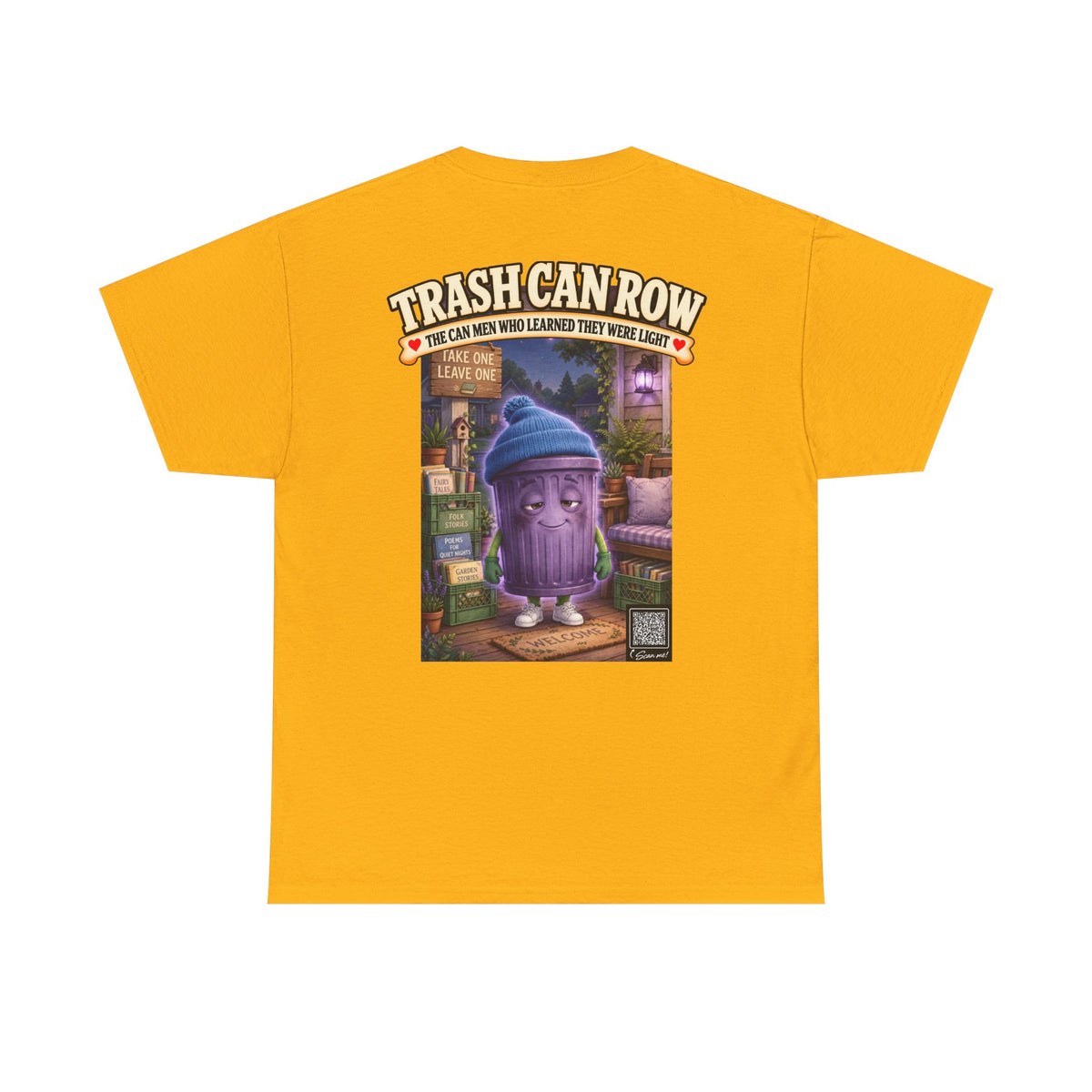 Trash Can Row Tee #7