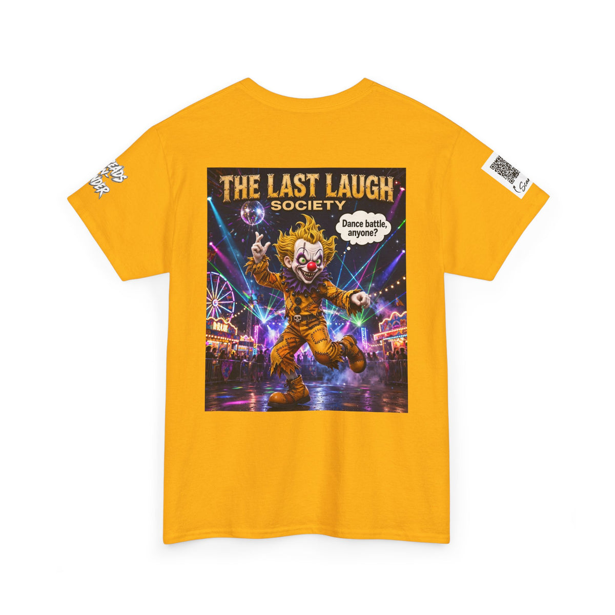 The Last Laugh Society Tee #152 — Carnival Clown Horror Graphic T-Shirt