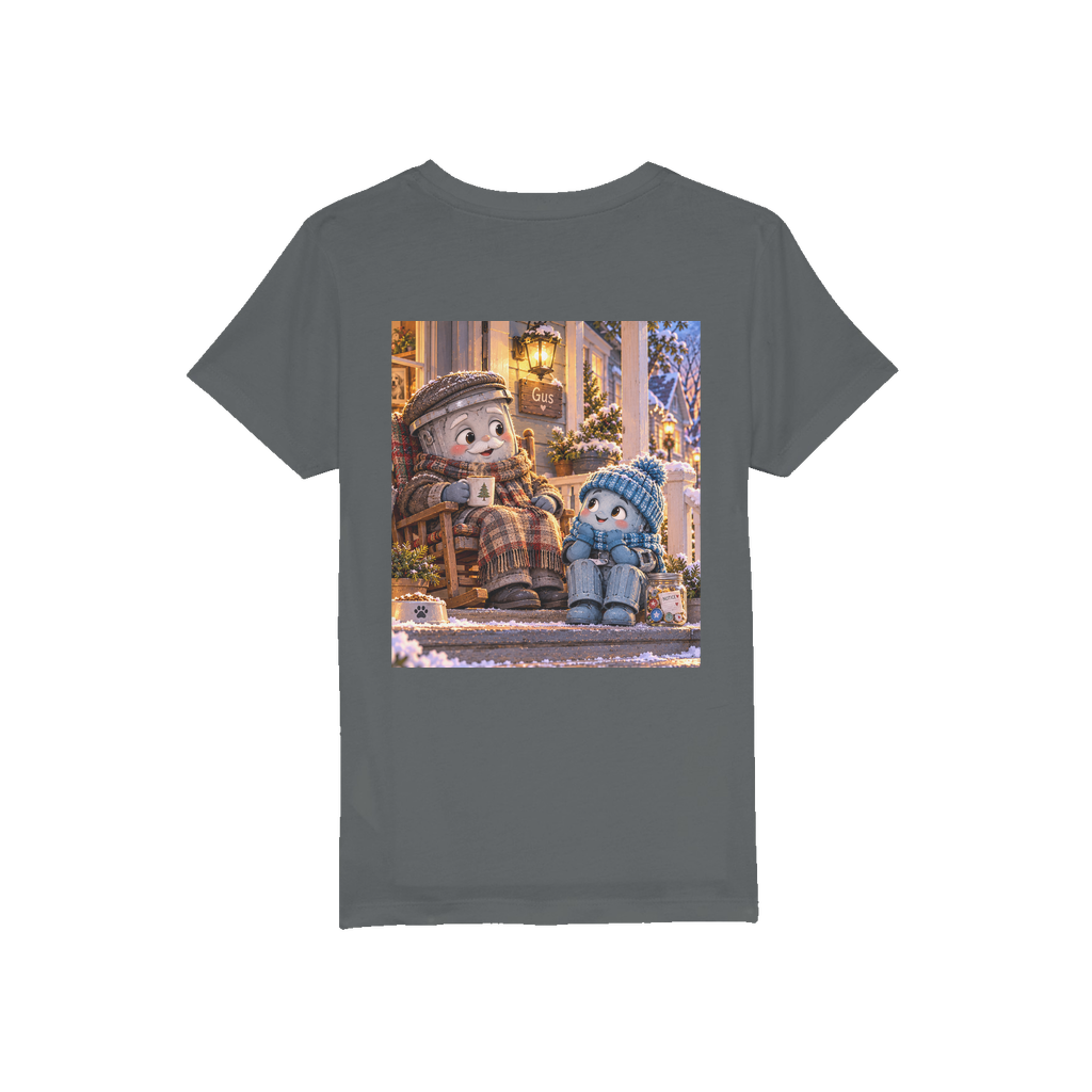 Trash Can Row Organic Jersey Kids T-Shirt