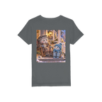 Trash Can Row Organic Jersey Kids T-Shirt