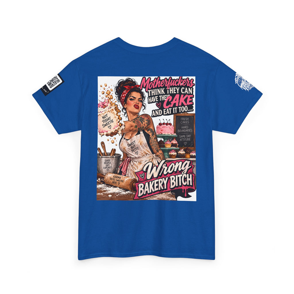 Wrong Bakery Bitch — Tattooed Baker Back Graphic Tee