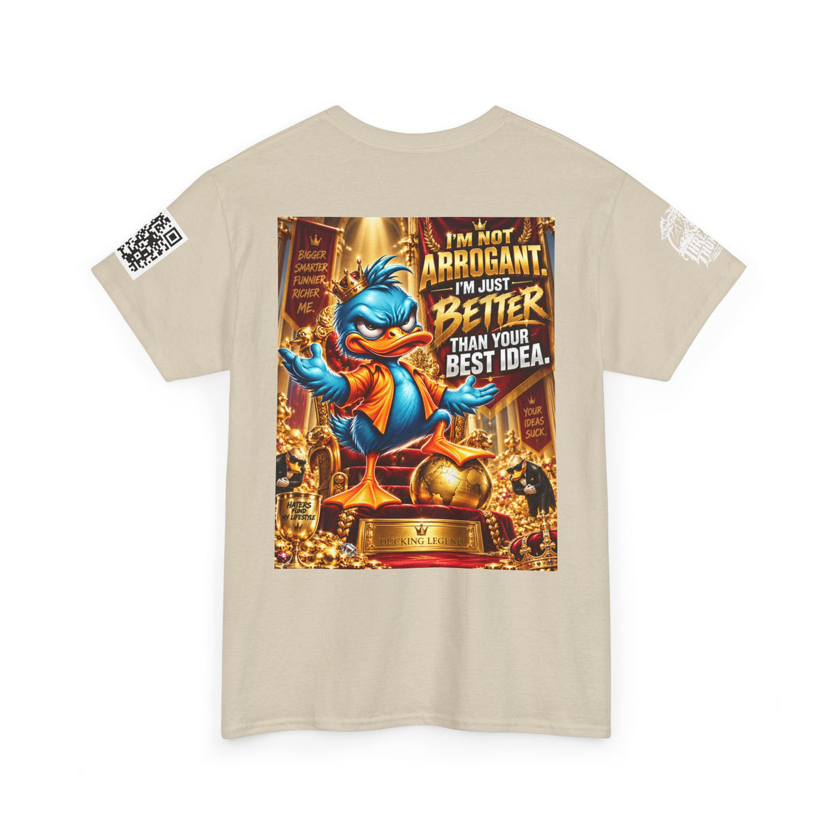 I’m Not Arrogant — Better Than Your Best Idea Back Graphic Tee