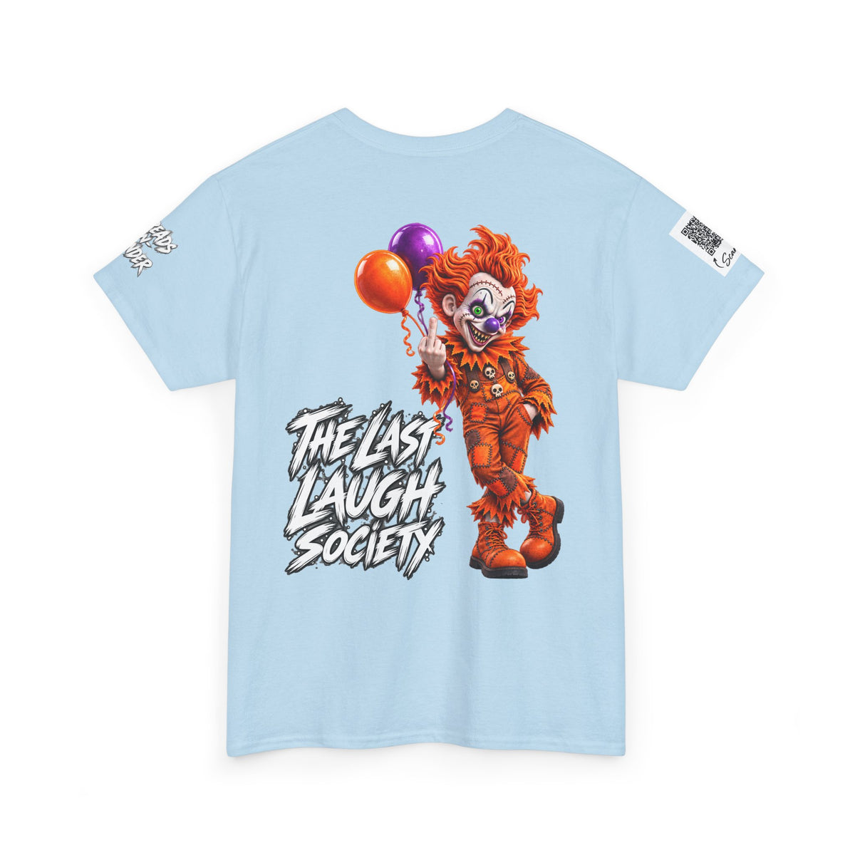 The Last Laugh Society Tee #127 — Carnival Clown Horror Graphic T-Shirt