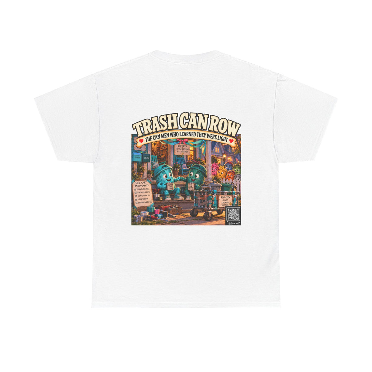 Trash Can Row Tee #1