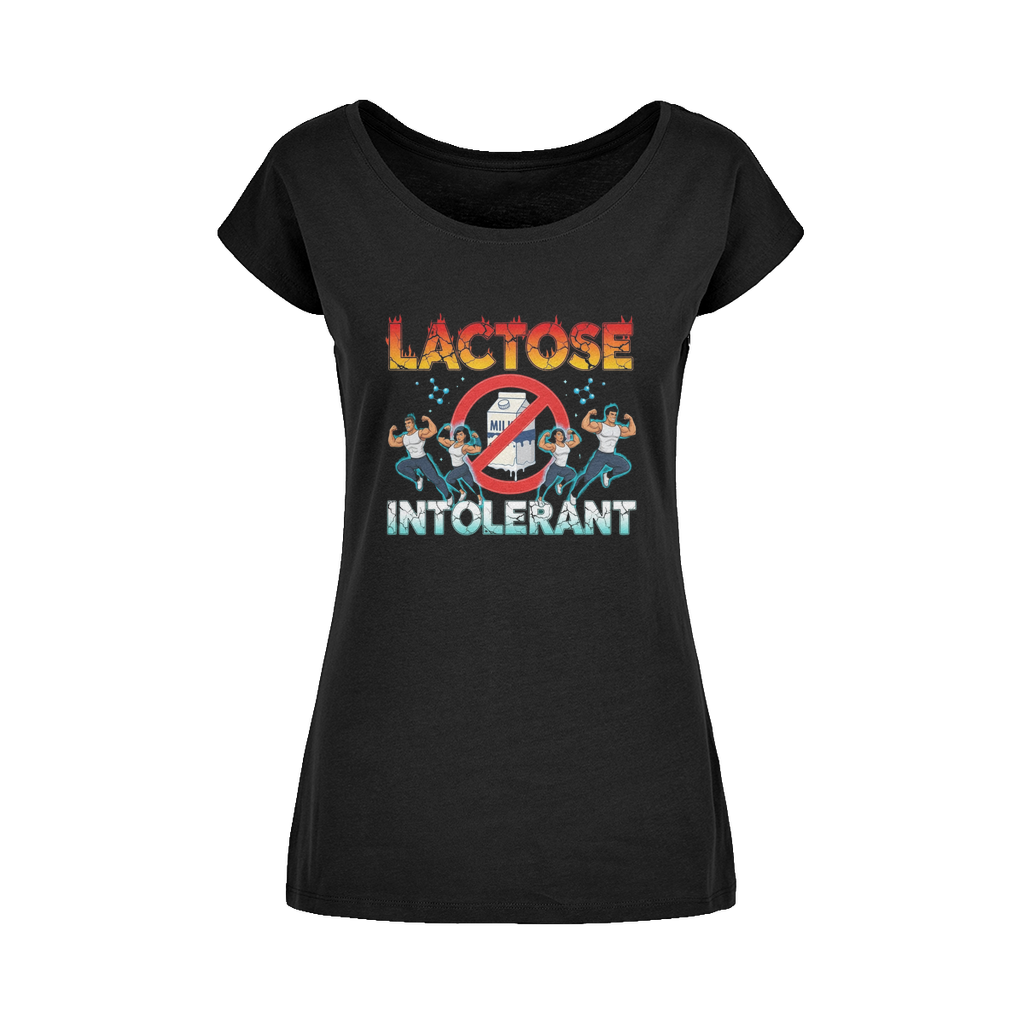 AOB Wide Neck Womens T-Shirt XS-5XL