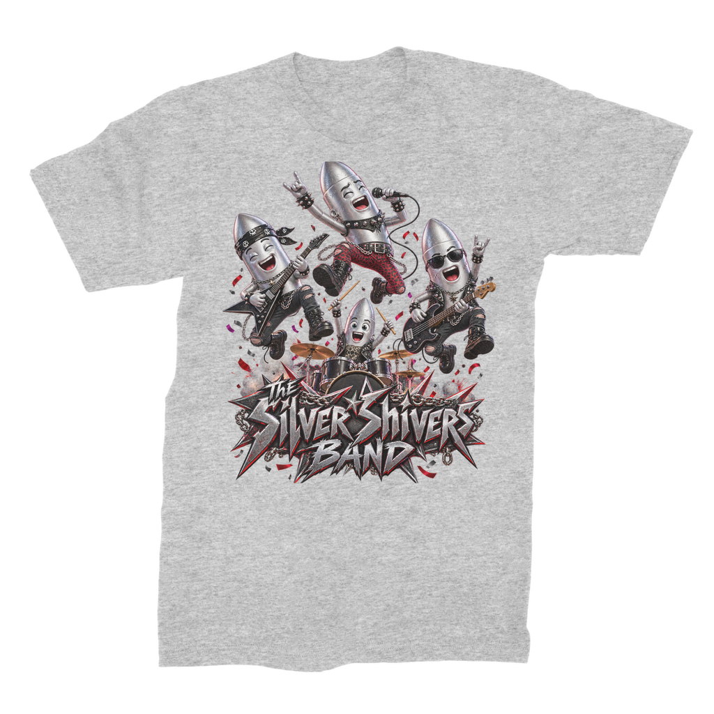 The Silver Shivers Band Unisex Heavy Cotton T-Shirt