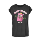 TRASH CAN MAN Women's Extended Shoulder T-Shirt XS-5XL