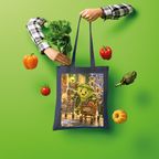 Trash Can Row Shopper Tote Bag