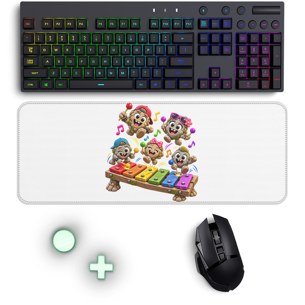 Falling Rocks COllection Gaming Mouse Pad