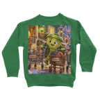 Trash Can Row Classic Kids Sweatshirt