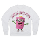 TRASH CAN MAN Premium Cut and Sew Sublimation Unisex Sweatshirt